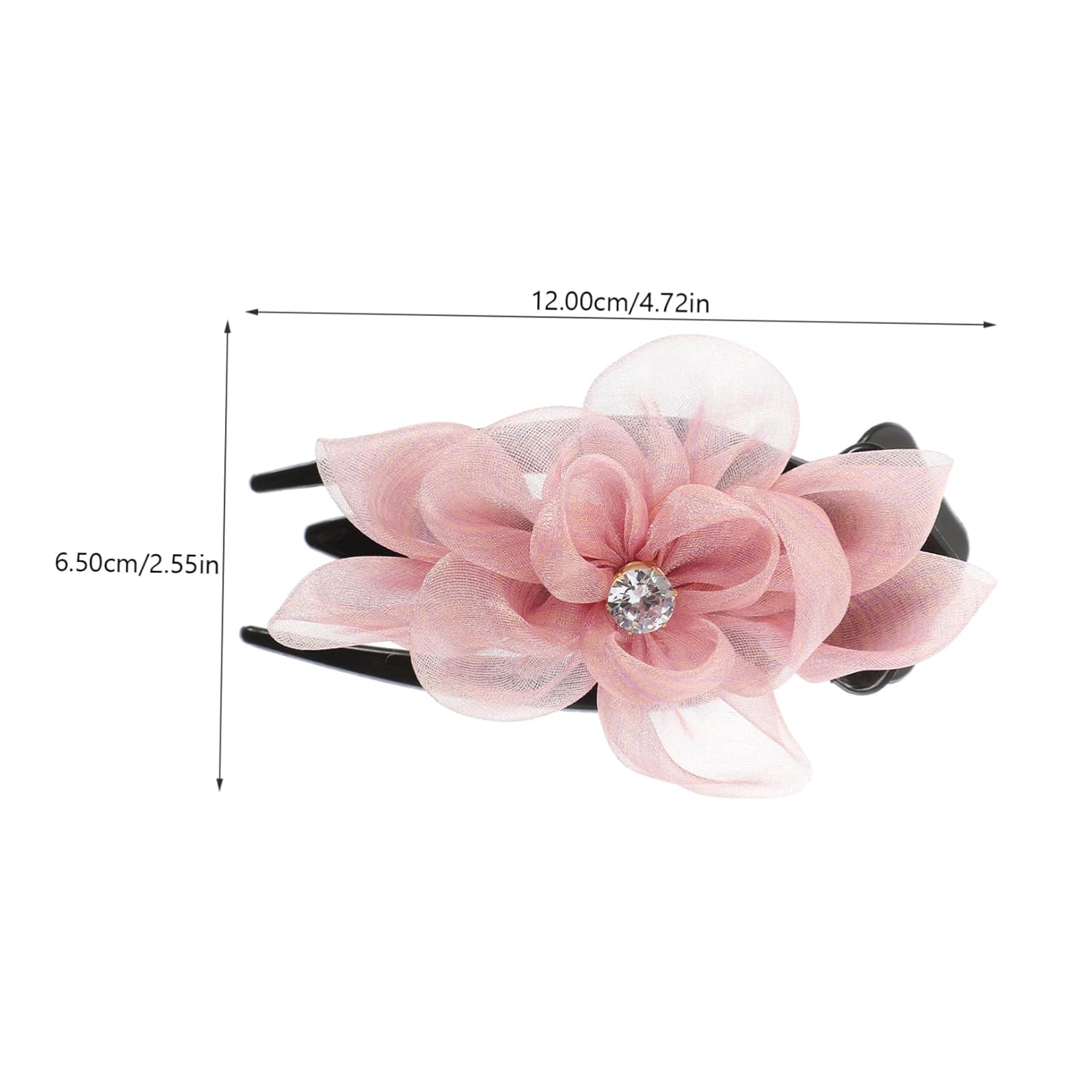 Styling Hair Clips for Women Large Flower Hairpin French Hair Clip for Wedding