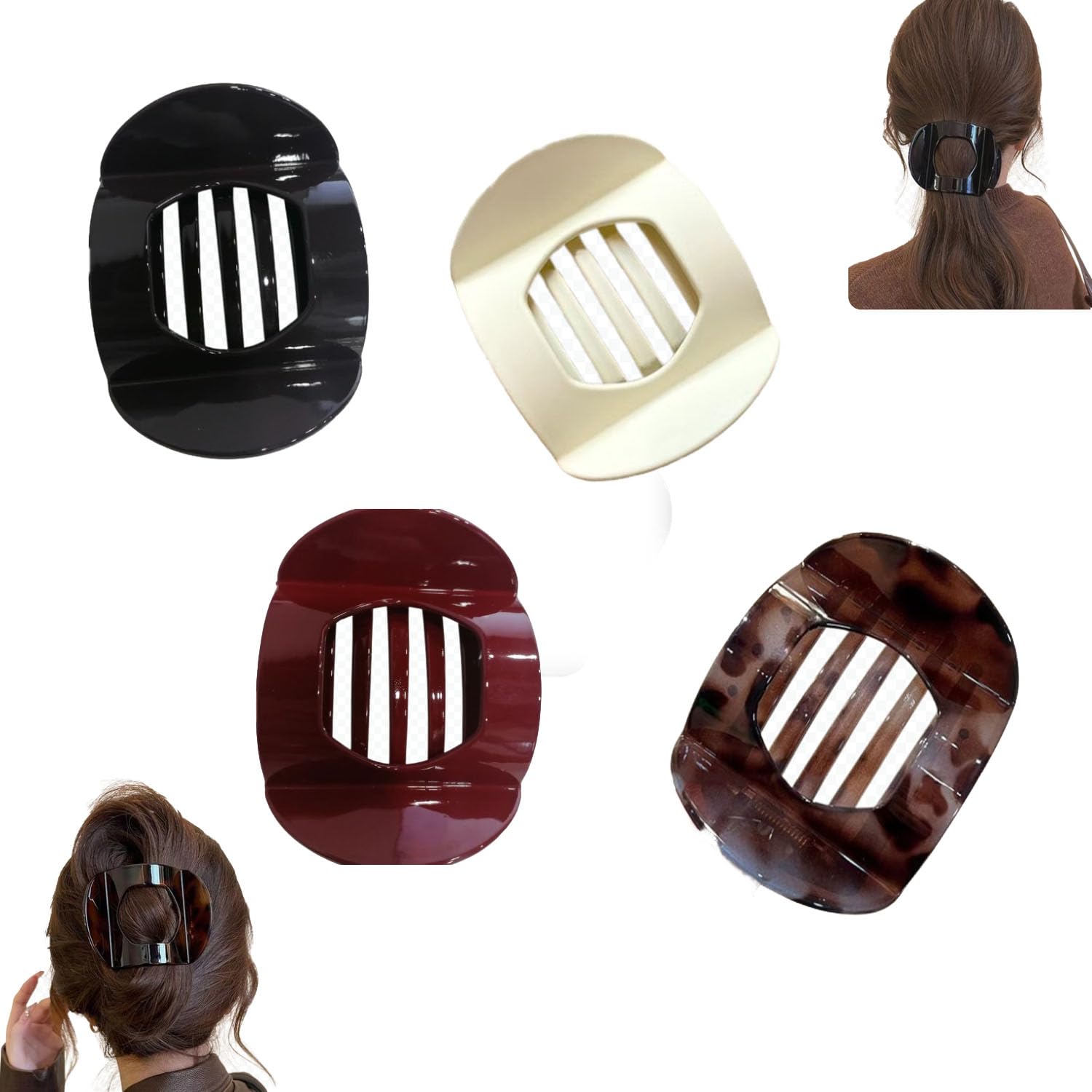 Pipiup Hair Clip- Silk Touch Flat Hair Clips