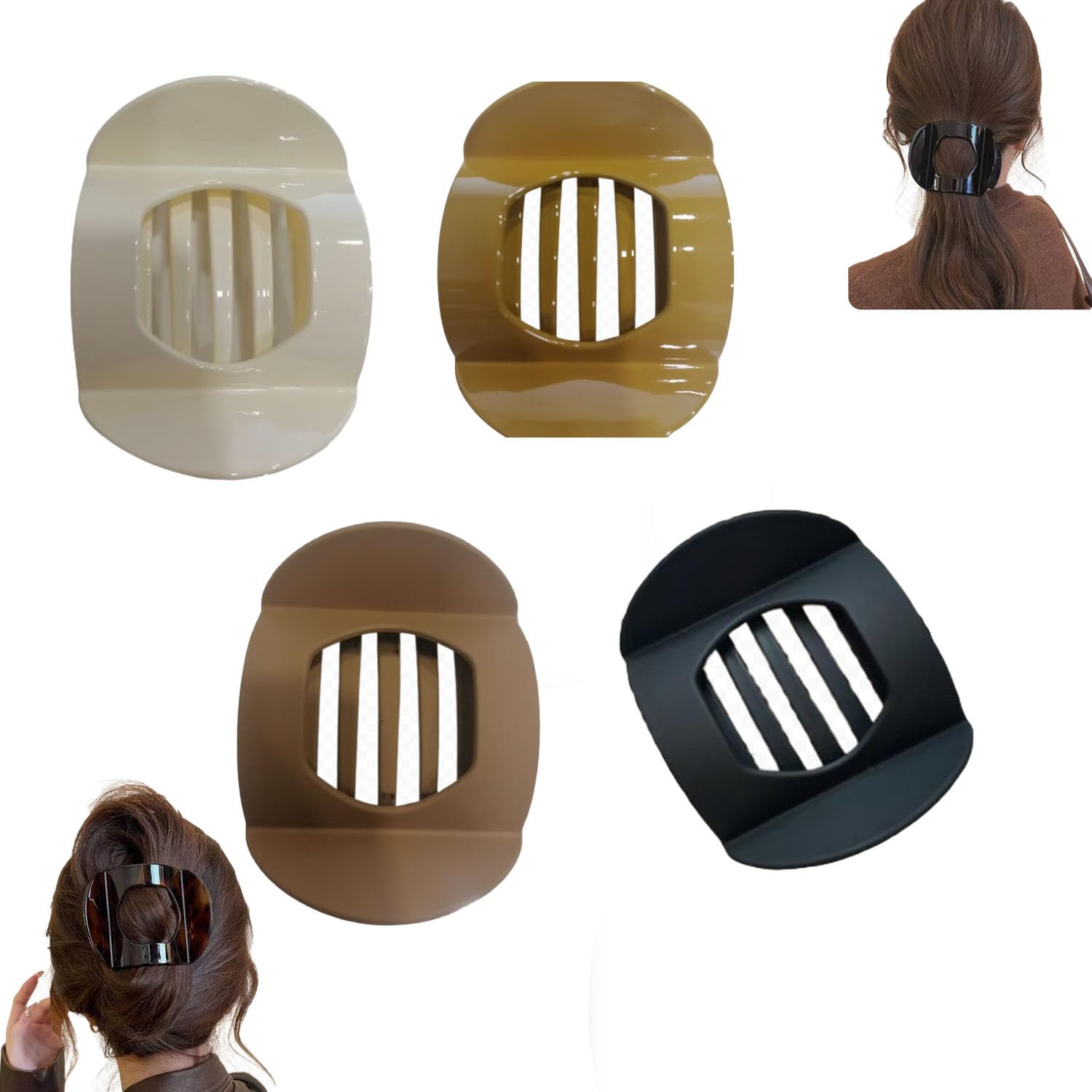 Dodorado Flat Hair Clip - Shopellox Hair Clips